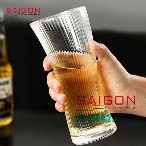 Ly Thủy Tinh INS Strip Salsa Hight Ball 355ml | INS 21104 , Thủy Tinh Cao Cấp