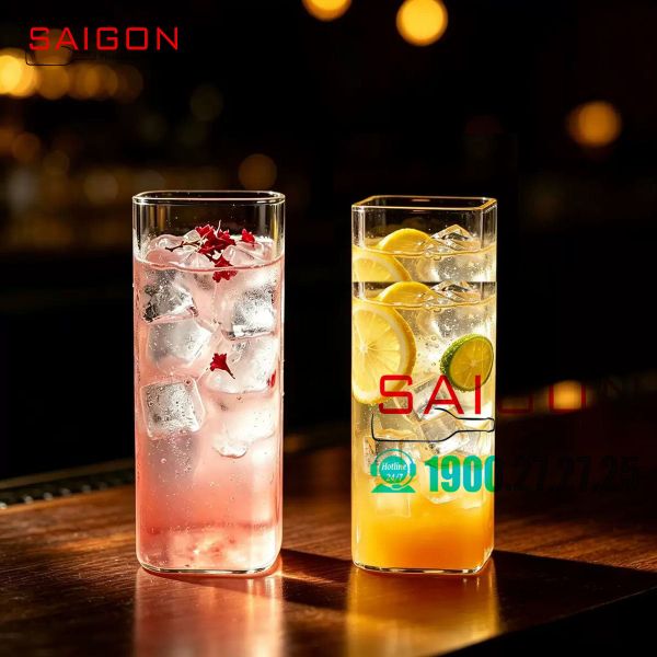 Ly thủy tinh Vuông Libbey Venice Cooler Glass 405ml | LIBBEY 2615 , Thủy Tinh Cao Cấp