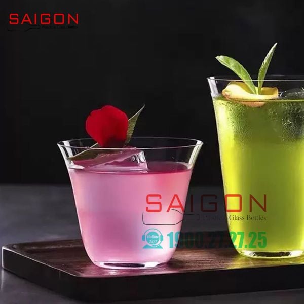 Ly Thủy Tinh Virote Borosilicate Flared Mouth Rock Glass 280ml | VIR 3038 , Thủy Tinh Cao Cấp