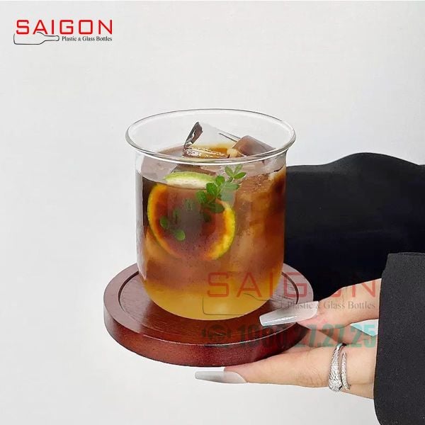 Ly Thủy Tinh INS Flared Tube Rock Glass 340ml | INS LHP9018PG , Thủy Tinh Cao Cấp