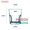 Ly Thủy Tinh Prim Metro Rock 300ml | PG389 , Thủy tinh nhập khẩu Thái Lan