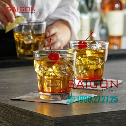 Ly Thủy Tinh IMG Central Rock 270ml | M257 , Thủy tinh nhập khẩu Indonesia