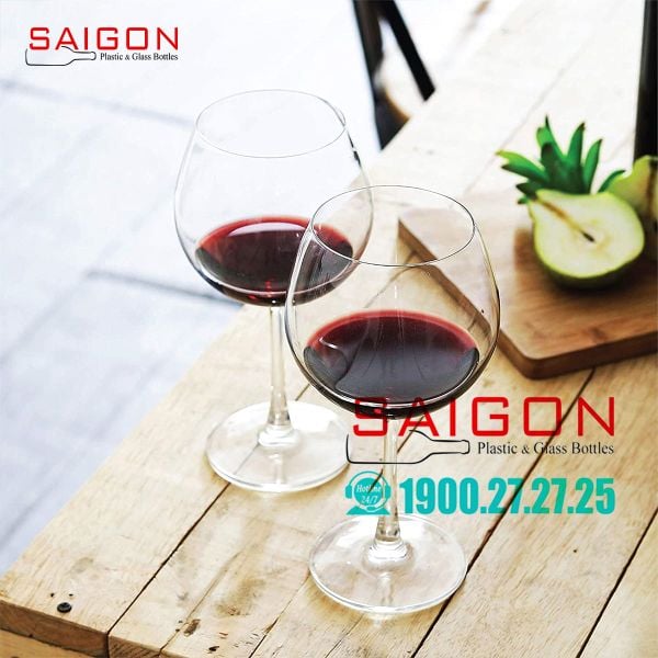 Ly Thủy Tinh Ocean Madison Burgundy 650ml | 1015D22 , Nhập Khẩu Thái Lan