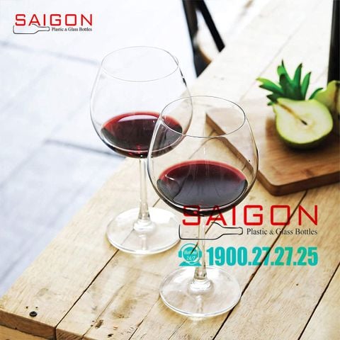 Ly Thủy Tinh Ocean Madison Burgundy 650ml | 1015D22 , Nhập Khẩu Thái Lan