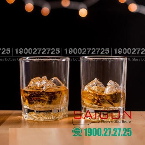 Ly Thủy Tinh Lucky Diamond Rock Glass 255ml | LG-143509 , Nhập Khẩu Thái Lan