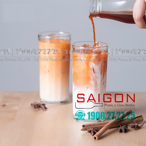 Ly Thủy Tinh Lucky Rome Strip Tumbler 360ml | LG-133213 , Nhập Khẩu Thái Lan