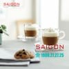 Ly Thủy Tinh Ocean Caffe Cappuccino 195ml | Ocean P02441 , Nhập Khẩu Thái Lan