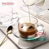 Bộ Tách Thủy Tinh Lucky Stack Tea Cup Glass 202ml | LG-311807.755 , Thủy Tinh nhập Khẩu Thái Lan