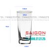Ly Thủy Tinh Vuông Ocean Plaza hi Ball 320ml | Ocean B11011 , Thủy Tinh Nhập khẩu Thái Lan