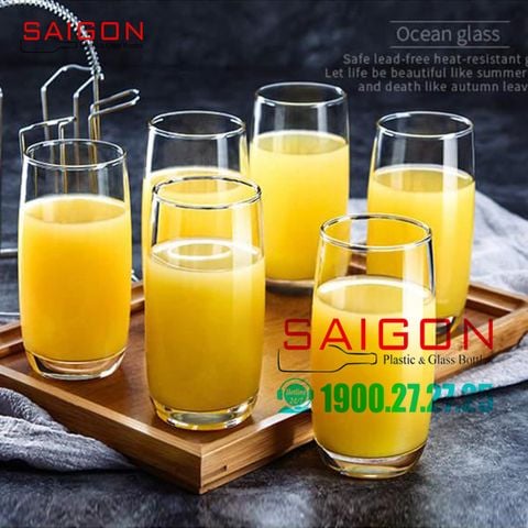 Ly Thủy Tinh Ocean Ivory Hi Ball 370ml | Ocean B13013 , Thủy Tinh Cao Cấp