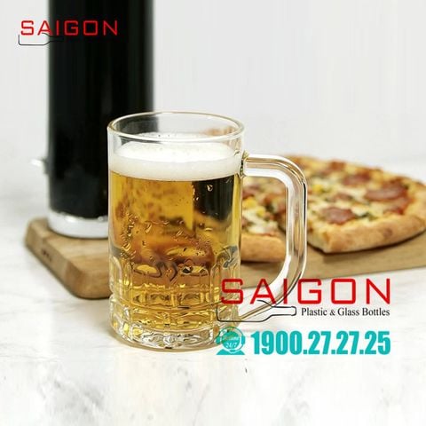 Ly Thủy Tinh Prim Plaza Beer Mug 300ml | PG372 , Thủy tinh nhập khẩu Thái Lan