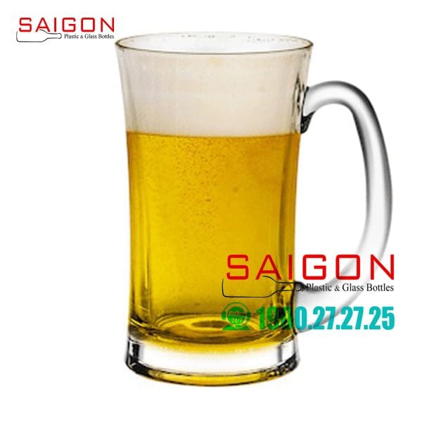 Ly Thủy Tinh Ocean Lugano Beer Mug 330ml | Ocean P00740 , Nhập khẩu Thái lan