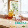 Ly Thủy Tinh INS có Chân Cooktail Tumber Glass 330ml | INS JX-3092PG , Thủy Tinh Cao Cấp