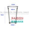 Ly Thủy Tinh Miệng Loe INS Flared Mouth Highball Glass 420ml | INS 9016 , Thủy Tinh Cao Cấp