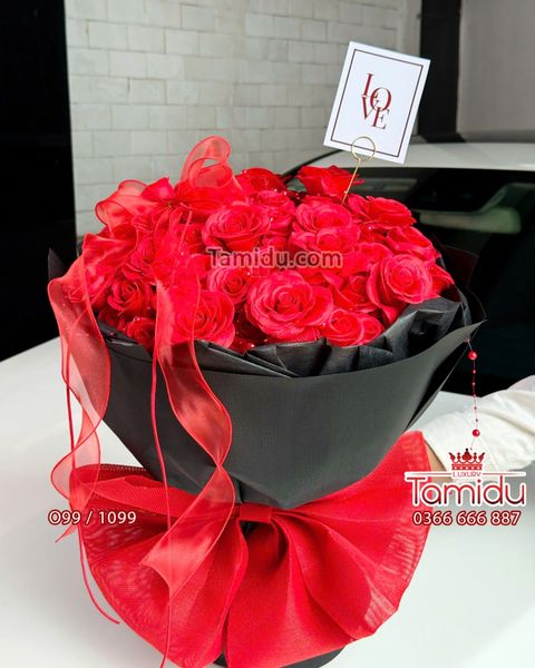 Bó Hồng Sáp 99 Bông