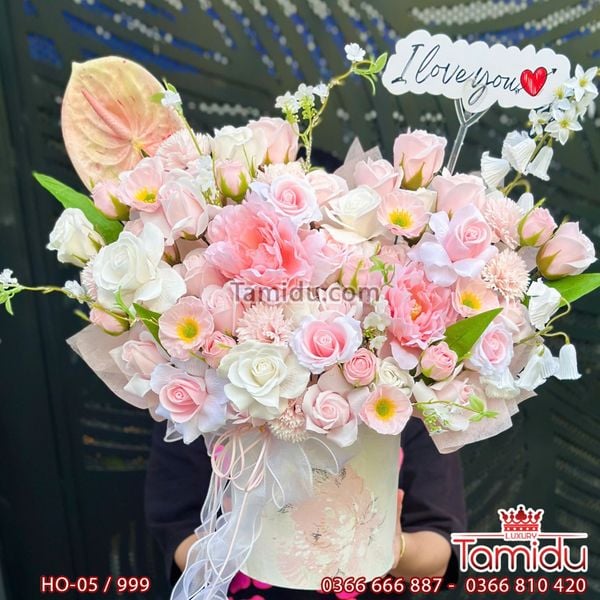 Chậu hoa Hồng Ngọt ngào