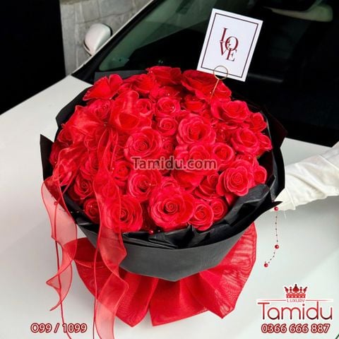 Bó Hồng Sáp 99 Bông