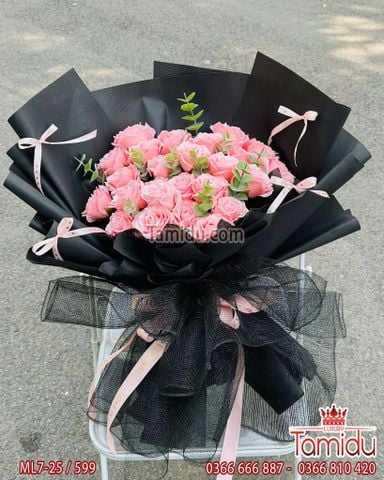 Bó Hoa Hồng Sáp Thơm 25 Bông