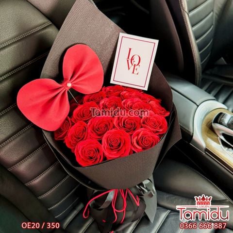 Bó Hoa Cầm Tay 20b Sáp Ecuador