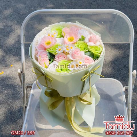 Bó Hoa Sáp Mix Màu Xinh Xắn – Hoa Sáp Đẹp Làm Quà Tặng