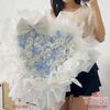 Bó 50 Bông Hoa Hồng Sáp Xanh Galaxy – Tình Yêu Vĩnh Cửu & Độc Đáo