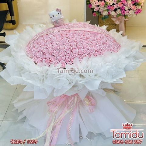 Bó 200 Bông Hồng Sáp Ngọt Ngào – Món Quà Hoa Sáp Đầy Ấn Tượng