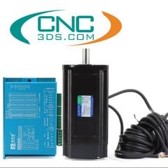 Bộ Động Cơ Hybrid servo 12Nm 86HSE12N + Driver HBS86H + Cáp 3M hãng PFDE