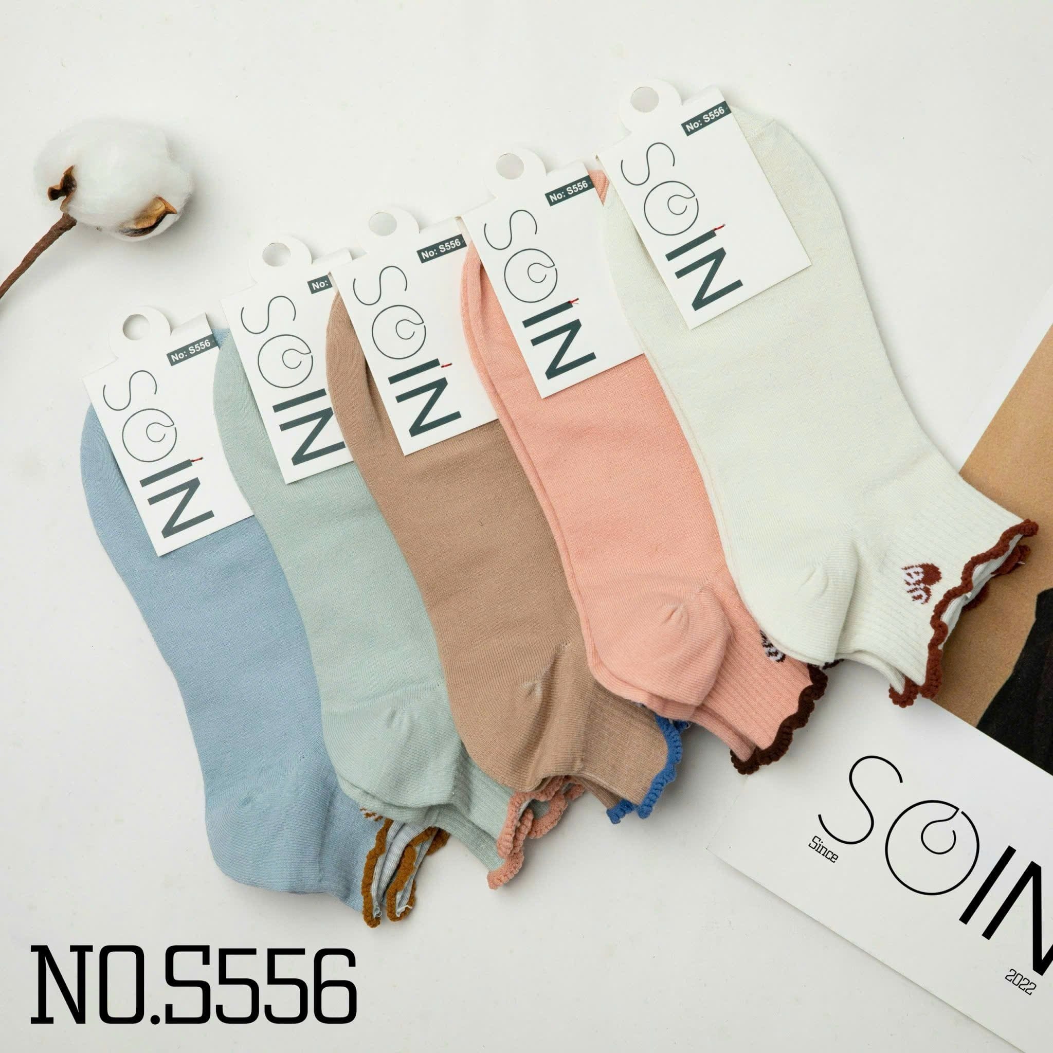  Tất Vớ Nữ Cổ Ngắn SOIN Họa Tiết Nhiều Màu Phong Cách & Êm Ái Mỗi Ngày - S556 
