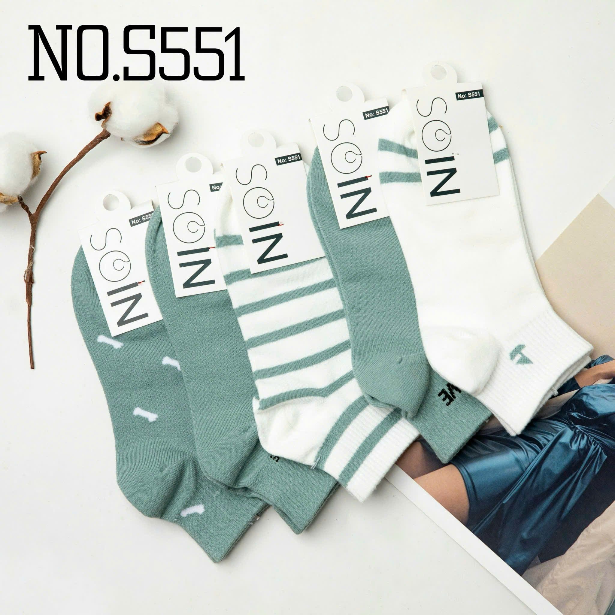  Tất Vớ Nữ Cổ Ngắn SOIN Họa Tiết Nhiều Màu Phong Cách & Êm Ái Mỗi Ngày - S551 