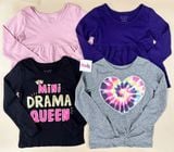  [13-15kg] Set 4 Áo Thun Tay Dài PL + Gara Bé Gái - Combo màu ngẫu nhiên 