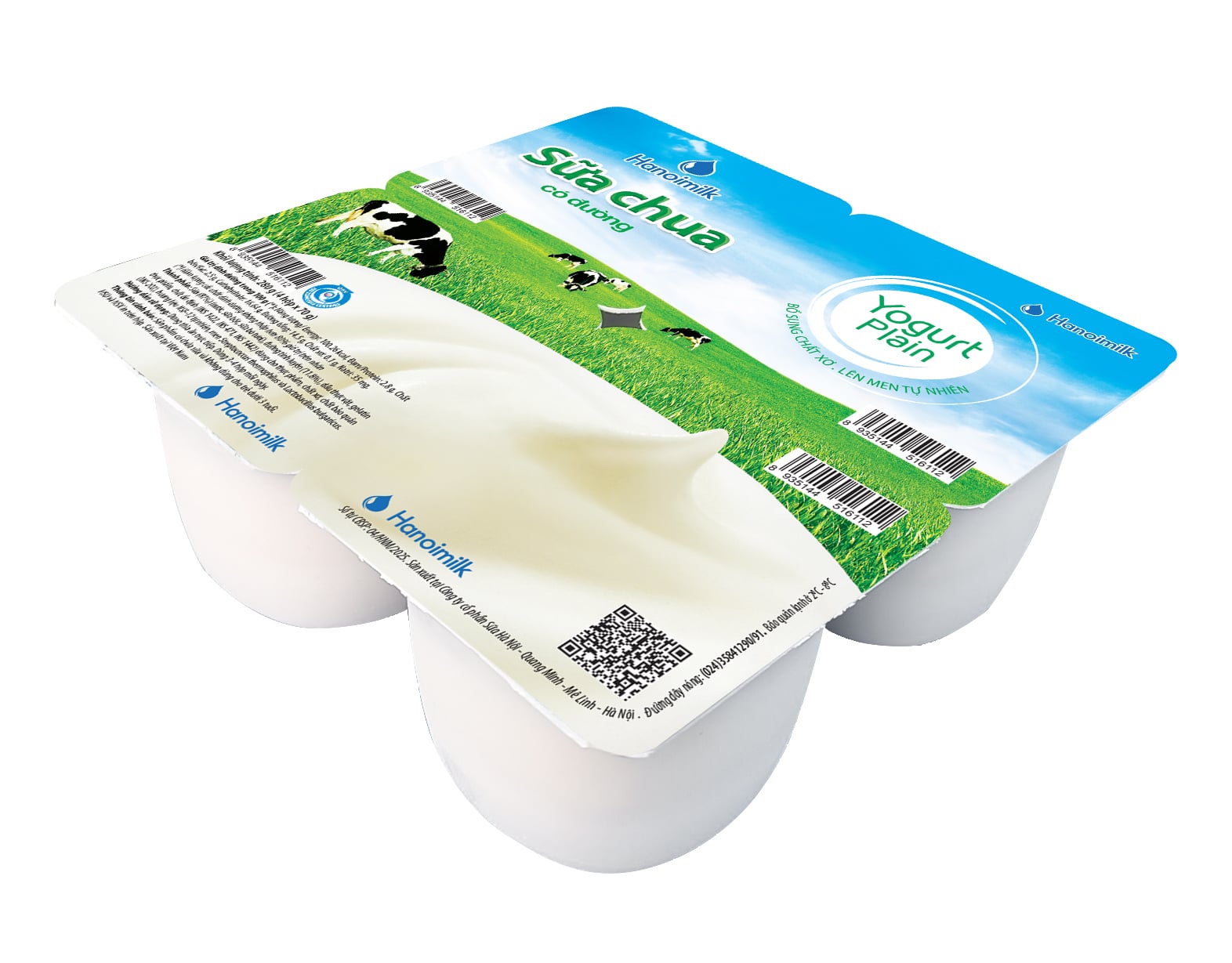 SỮA CHUA ĂN CÓ ĐƯỜNG 70G