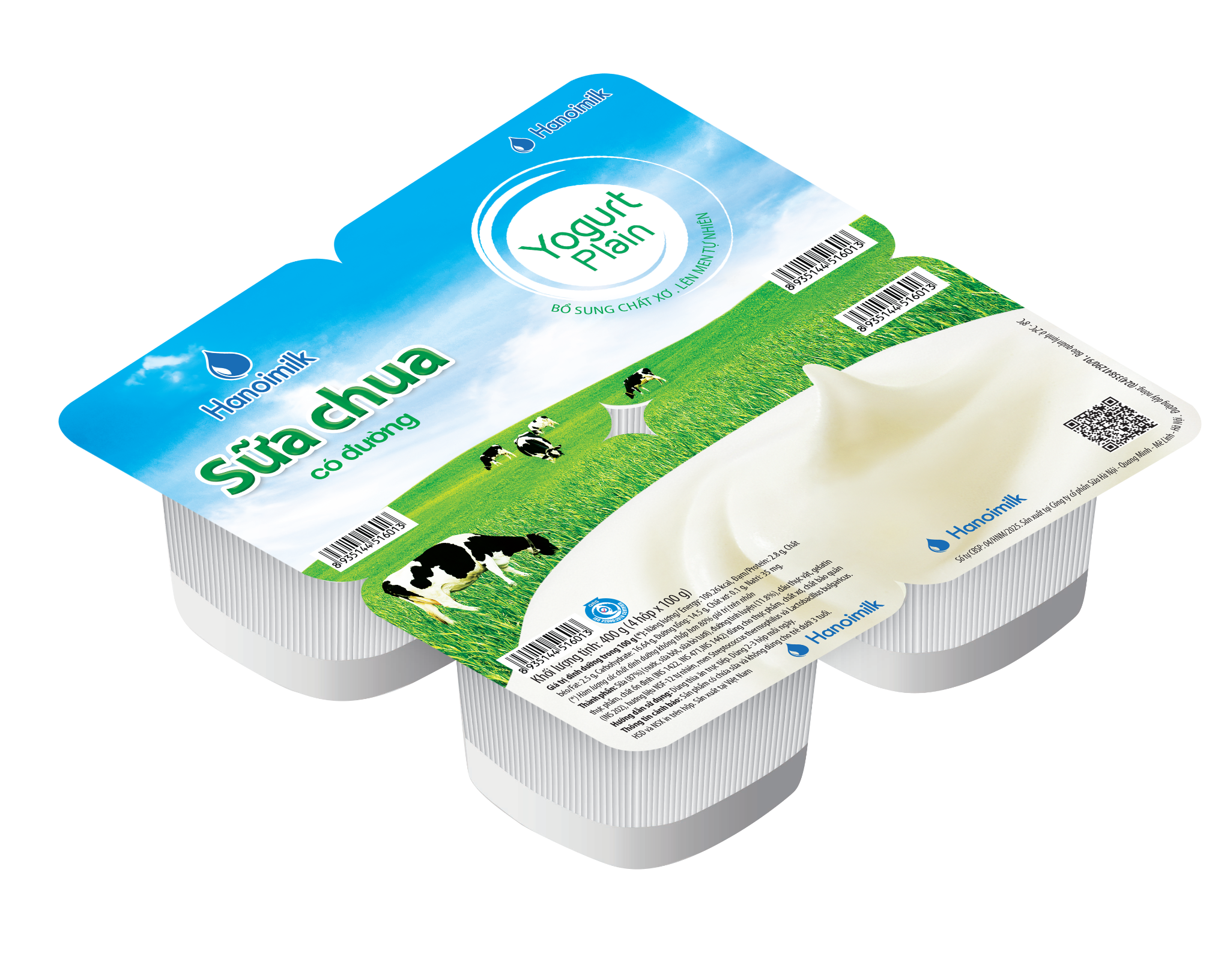 SỮA CHUA ĂN CÓ ĐƯỜNG 100G