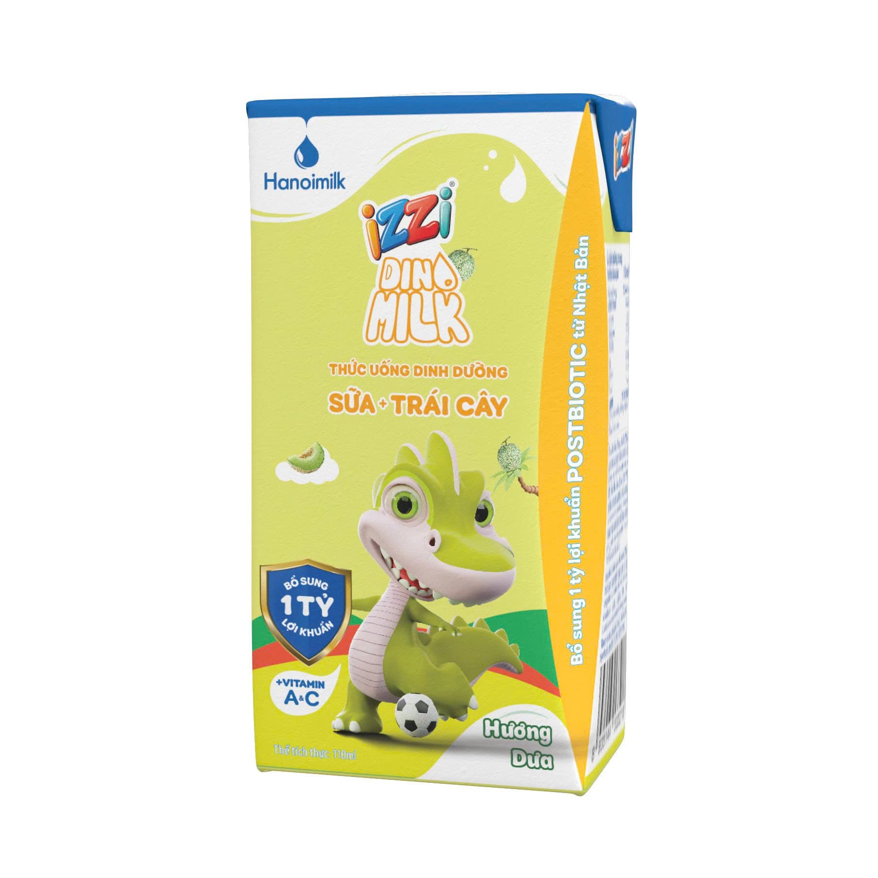 TUDD SỮA TRÁI CÂY HƯƠNG DƯA 110ML