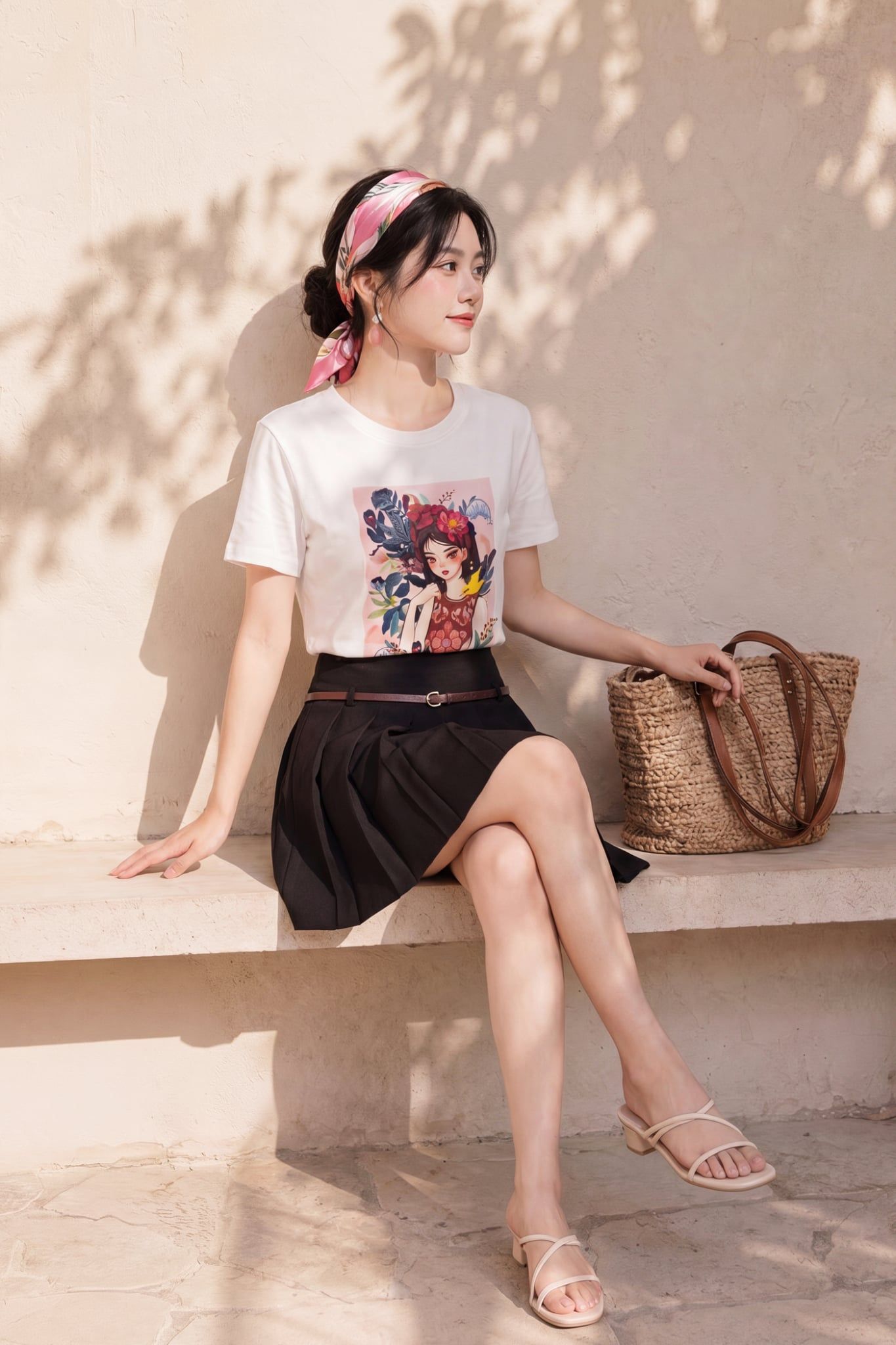  Áo T-shirt trắng in Nàng Tấm 