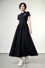  Đầm polo midi thun poplin 