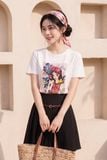  Áo T-shirt trắng in Nàng Tấm 