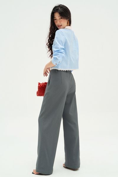 Quần ống rộng tàn basic