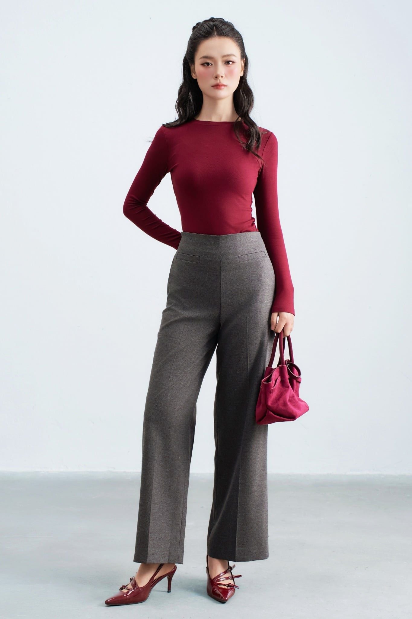 Quần ống rộng tech tàn