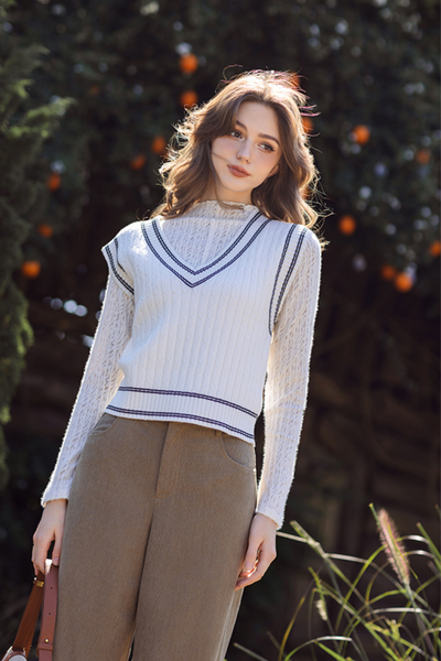 Quần nhung tăm olive ống rộng