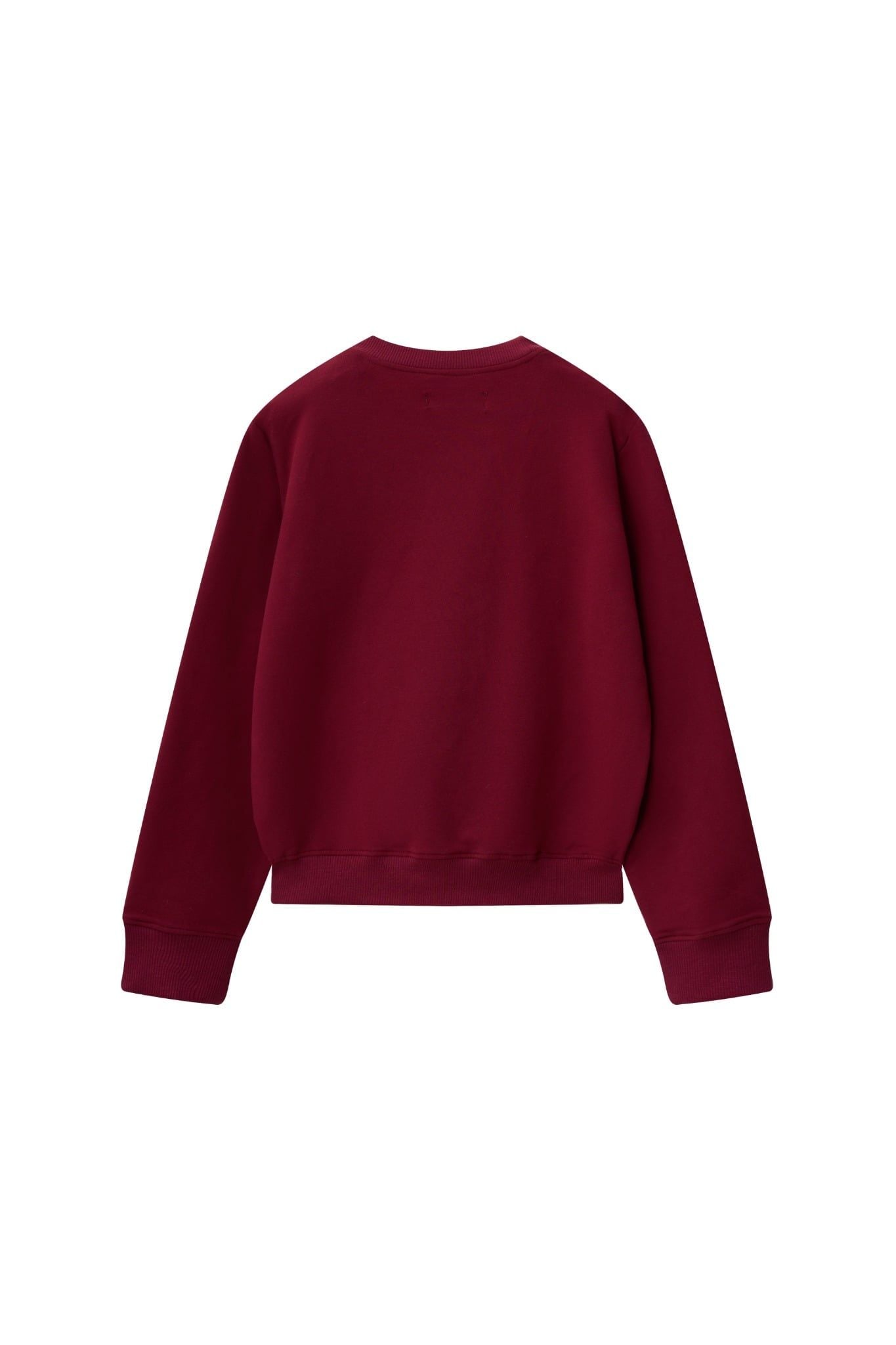 Áo nỉ đỏ đô in tuần lộc