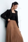  Blazer cổ 2 ve basic 1 khuy đen 