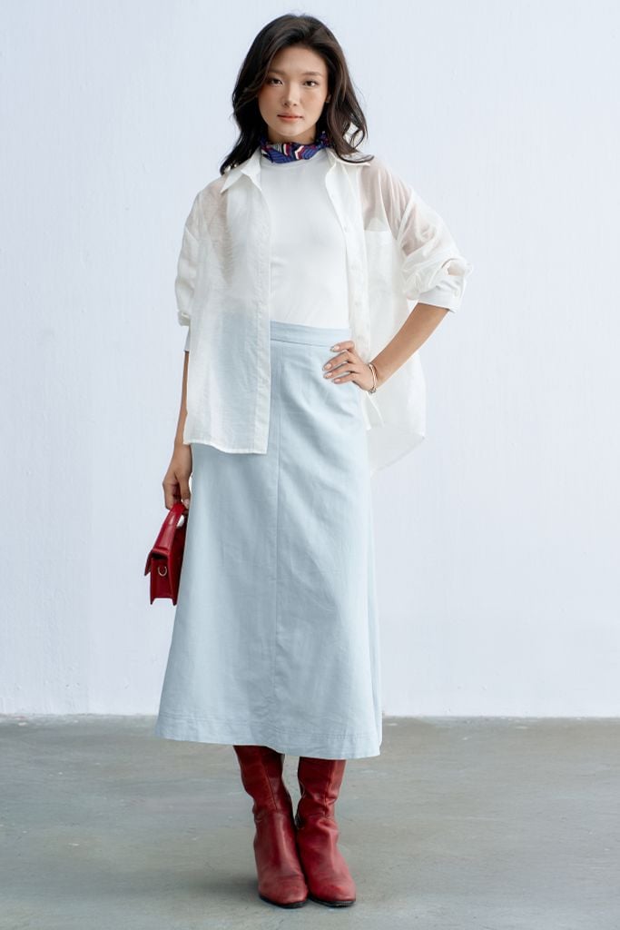 Áo tank top thun trắng