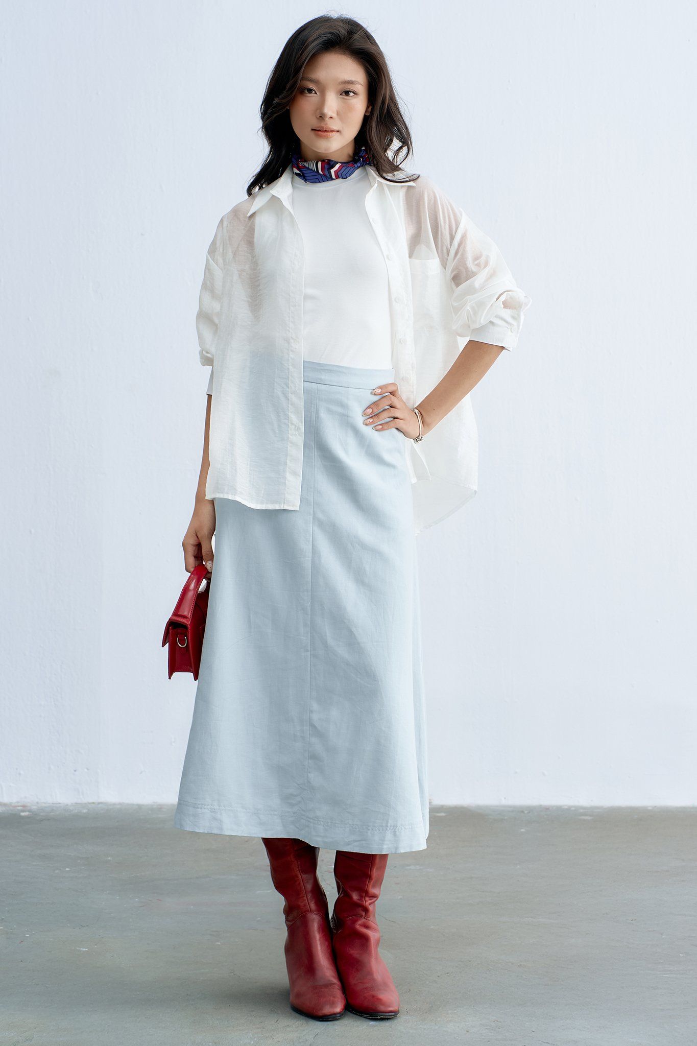 Áo tank top thun trắng