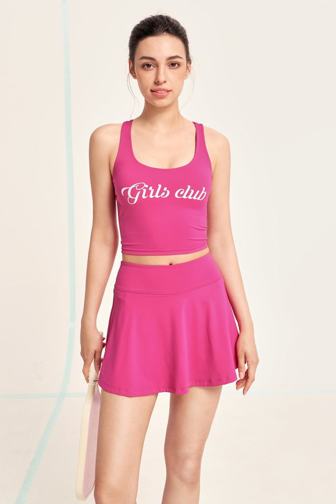 Áo top thể thao sway - hồng hyper pink