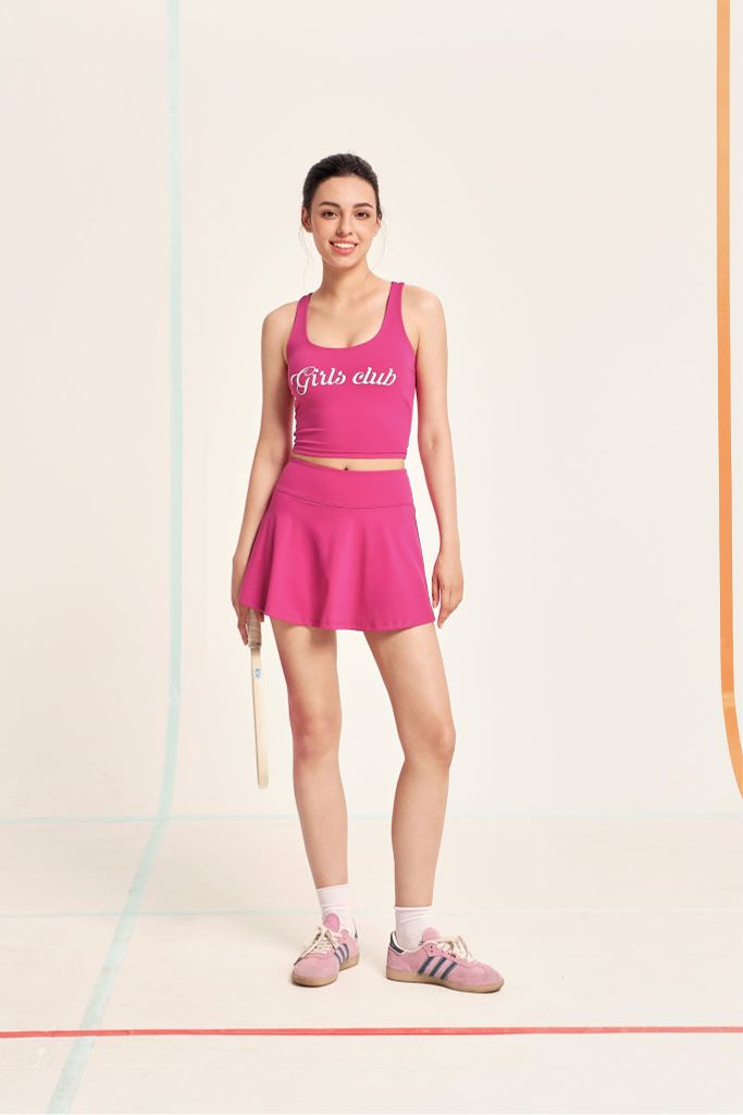 Áo top thể thao sway - hồng hyper pink