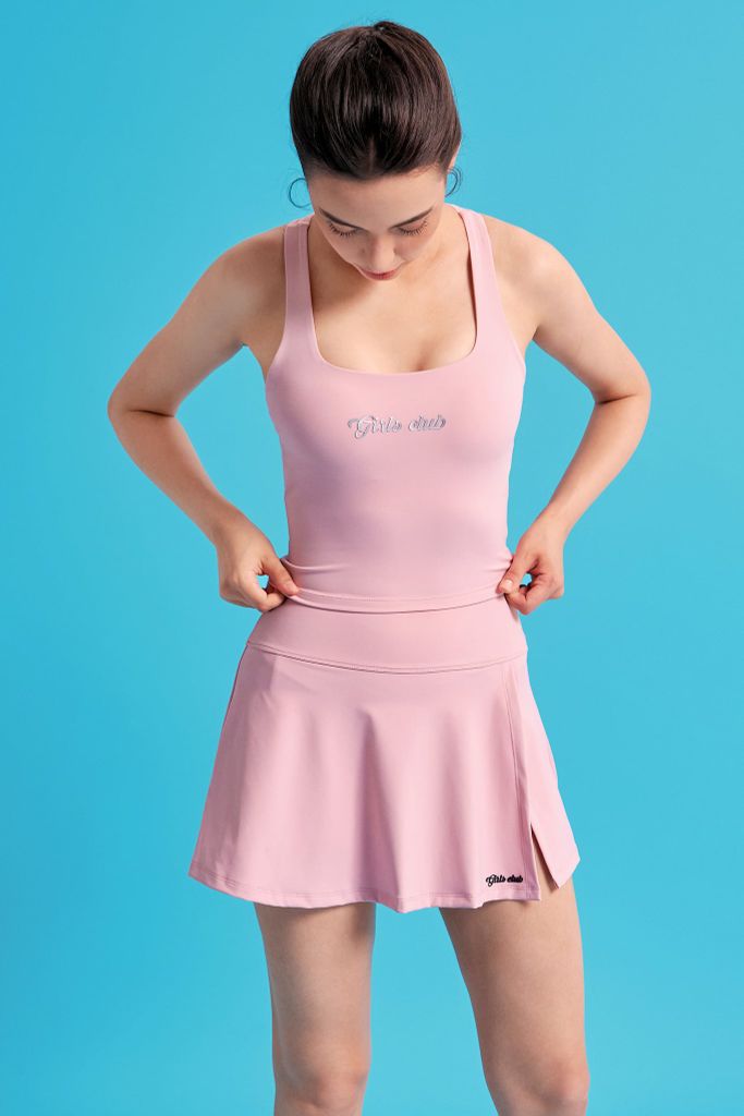 Áo top thể thao Flexa - Hồng Powder Pink