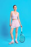  Áo tank top thể thao macaron - hồng candy pink 