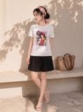  Áo T-shirt trắng in Nàng Tấm 