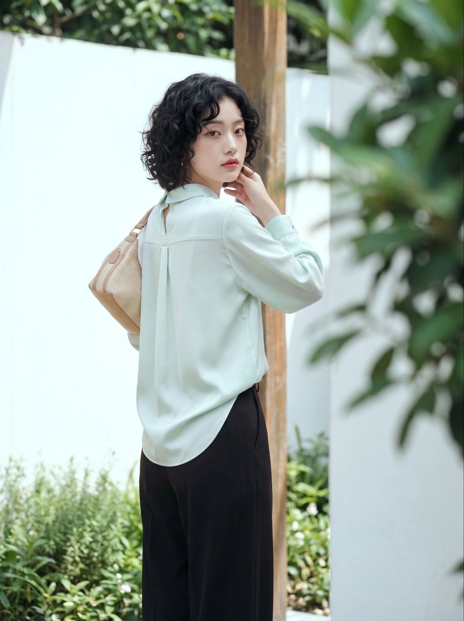  Quần suông basic màu đen 