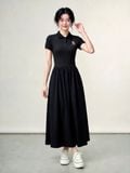  Đầm polo midi thun poplin 